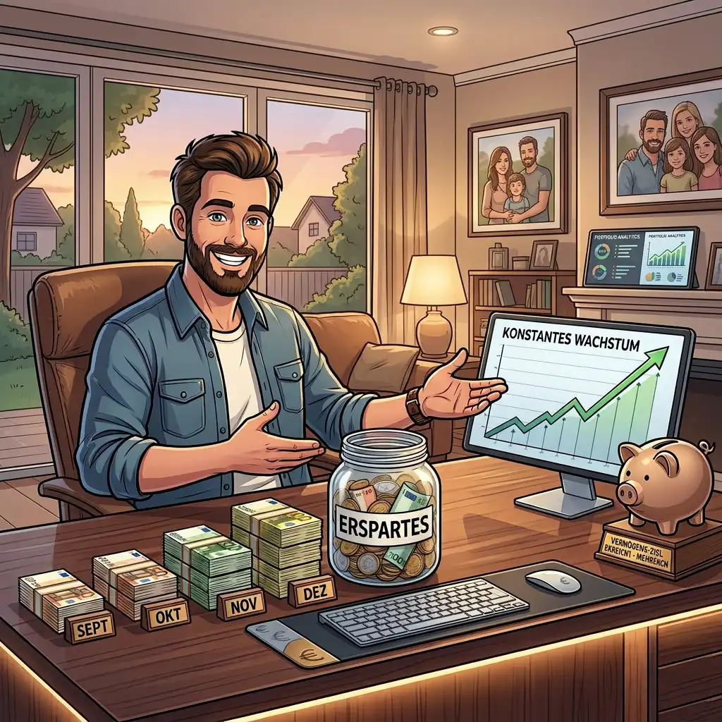 Erspartes wächst sichtbar